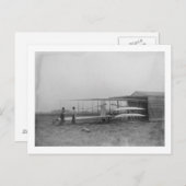 Wilbur & Orville Wright in 2e aangedreven machine Briefkaart (Voorkant / Achterkant)