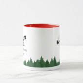 Wilbur Pig : Je serai à la maison pour Noël Mug (Centre)