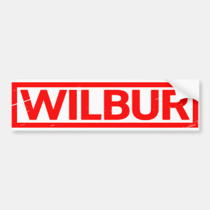 Wilbur Stamp Bumpersticker