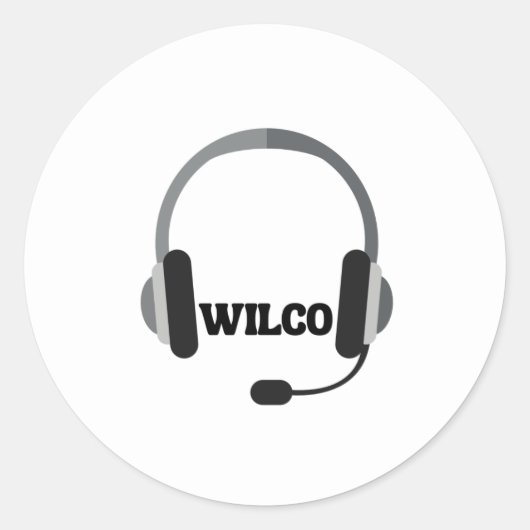 "Wilco" sticker (Voorkant)
