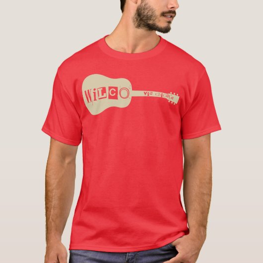 wilco via chicago retro friends t-shirt (Voorkant)