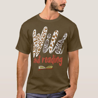 Wild About Reading Present for Book Lovers  T-shirt