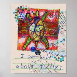 Wild About Turtles 8 x 10 poster of download