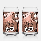 Wild about you Hearts Blikvorm Glas (Achterkant)