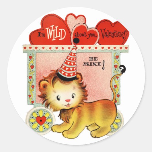 Wild About You | Valentine | Stickers ronds (Devant)