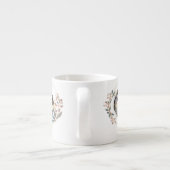 Wild Affection – Wolves in Love Illustration Espresso Kop (Achterkant)