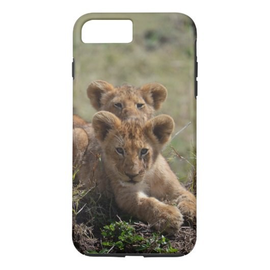 Wild African Lion Cubs iPhone 7 Plus coque (Dos)