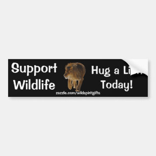 Wild Afrika Dierenliefhebbers Big Five Bumpersticker