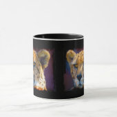 Wild Afrika Dierenliefhebbers Big Five Mok (Midden)