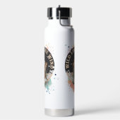 Wild als de wind, sterk als de rivier | Custom Waterfles (Links)