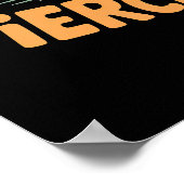 Wild als een Beer, fel als een leeuw Poster (Hoek)