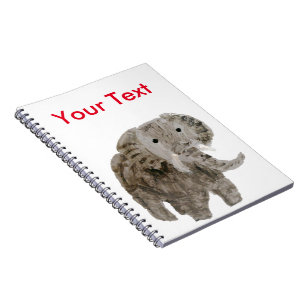 Wild Animal Art, Elephant Custom Notitieboek