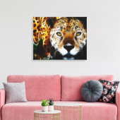 Wild Animal Cheetah Wrapped Canvas (Insitu (Woonkamer))