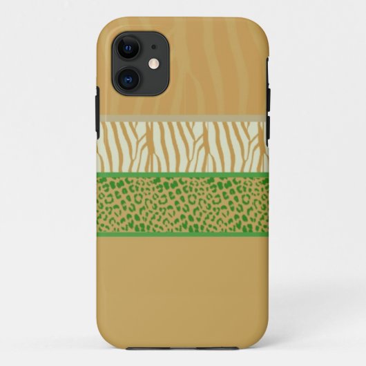 Wild Animal Fur Pattern iPhone 5 Hoesje (Achterkant)