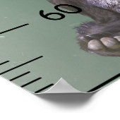 Wild Animal Groei Grafiek Poster (Hoek)