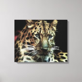 Wild Animal Leopard Wrapped Canvas (Voorkant)
