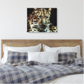 Wild Animal Leopard Wrapped Canvas (Insitu (Slaapkamer))