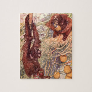 Wild Animal, Orangutans van Louis Sargent Legpuzzel