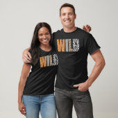 Wild Animal Pattern Giraffe Wolf Leopard Zebra Ani T-shirt (Unisex)