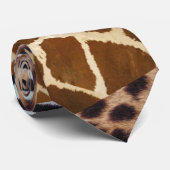 Wild Animal Print stropdas (Opgerold)