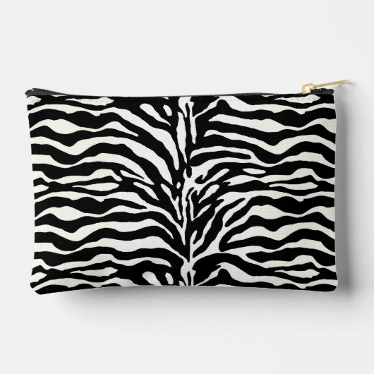 Wild Animal Print, Zebra in zwart-wit Etui (Achterkant)