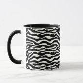 Wild Animal Print, Zebra in zwart-wit Mok (Links)