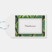 Wild Animal Snake Hartelijk dank Cadeaulabel (Achterkant Horizontaal)