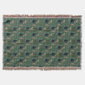 Wild Animals Forest Friends Pattern Deken (Voorkant)