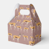 Wild Antelope Animal Pattern Bedankdoosjes (Achterkant)
