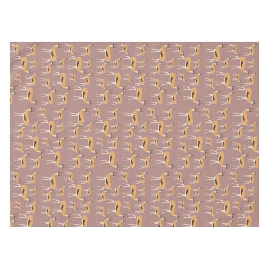 Wild Antelope Animal Pattern Tafelkleed (Voorkant (Horizontaal))