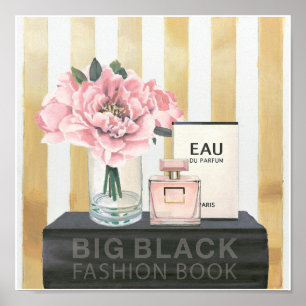 Wild Apple   Boek met grote Mode - gestreept Poster