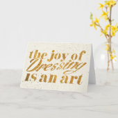 Wild Apple | de Vreugde om zich Te kleden - Citaat Kaart (Gele Bloem)