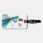 Wild Apple | Haute Couture Mode Sketch Bagagelabel (Voorkant horizontaal)