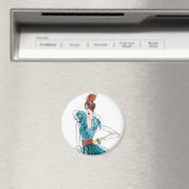 Wild Apple | Haute Couture Mode Sketch Magneet (Insitu (Vaatwasser))