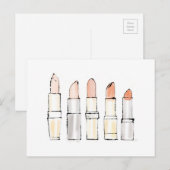 Wild Apple | Kleurrijke Moderne Schets van de Briefkaart (Voorkant / Achterkant)