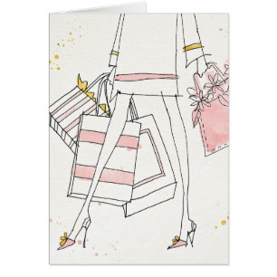 Wild Apple   Moderne roze Mode schets