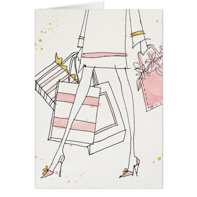 Wild Apple | Moderne roze Mode schets (Voorkant)