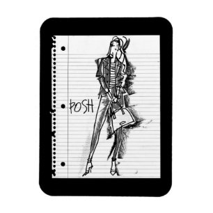 Wild Apple   Posh - Edgy  Sketch Magneet