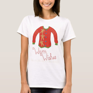 Wild Apple   Warm Wishes - Gingerbrood Man T-shirt