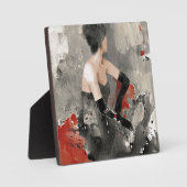 Wild Apple | Waterverf Vrouw Fotoplaat (Voorkant)