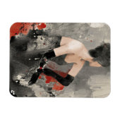 Wild Apple |  Waterverf Vrouw Magneet (Horizontaal)