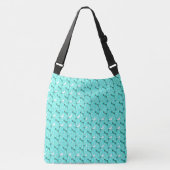 Wild Aqua Scale Crossbody Tas (Voorkant)