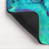 Wild Aqua Water Abstracte Kunst Muismat (Hoek)