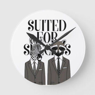Wild at Heart: The Suited Elite Tee Ronde Klok
