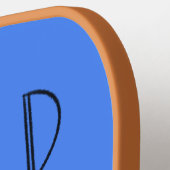 Wild At Heart Whimsical Blue Pickleball Paddle (Links Detail)