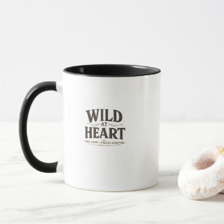Wild At Heart Zwarte Twee-Tons Koffiemok Mok