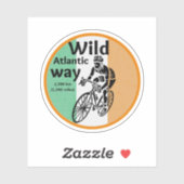 Wild Atlantic Way - Ierse Toerisme proef Ierland Sticker (Vel)