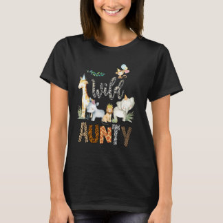 Wild Aunty Zoo Geboren Wild 2e verjaardag Safari J T-shirt