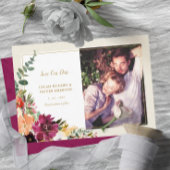 Wild Autumn Bouquet | Foto Opslaan Datum bekendmak Aankondiging