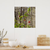 Wild Azalea Bush at Smoky Mountains Poster (Keuken)